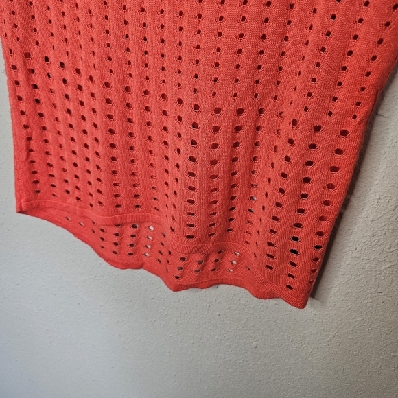 Express Lightweight Sweater Womens S Small Cutouts 3/4 Sleeve Seasonal Layering‎ - Picture 4 of 10